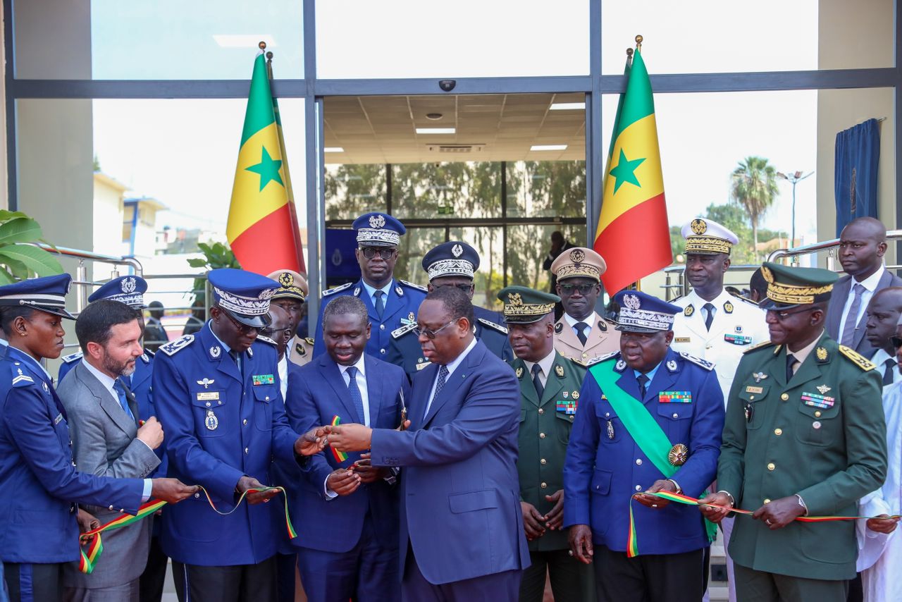 Photos : Le président de la République, Macky Sall, à la cérémonie d’inauguration de l’Etat-major de la Gendarmerie nationale et Direction de la Justice militaire