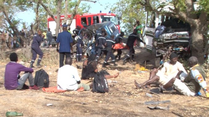 Saly Carrefour:  Un accident de la circulation fait deux morts et plusieurs blessés