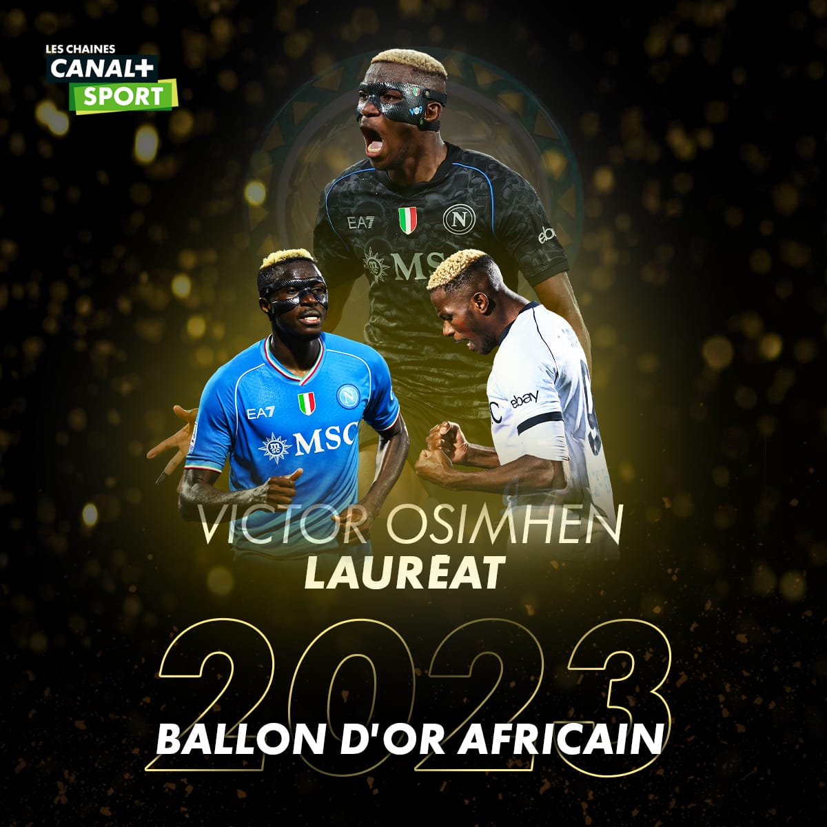 Osimhen gana el Balón de Oro Africano 2023 - Soy Calcio