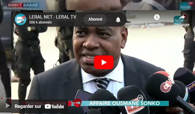 Procès Ousmane Sonko Nous Sommes Très Confiants Puisque Nous Avons