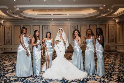 Mariage de Dj Padros: Admirez la magnifique robe de son épouse  (Photos)