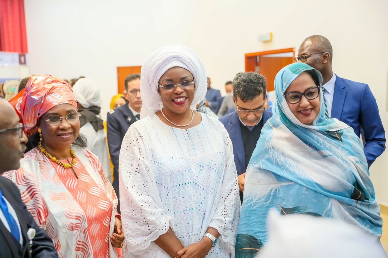 Photos / Nouakchott : Marème Faye Sall, Première Dame du Sénégal, présente à la Conférence sur le rôle des femmes leaders