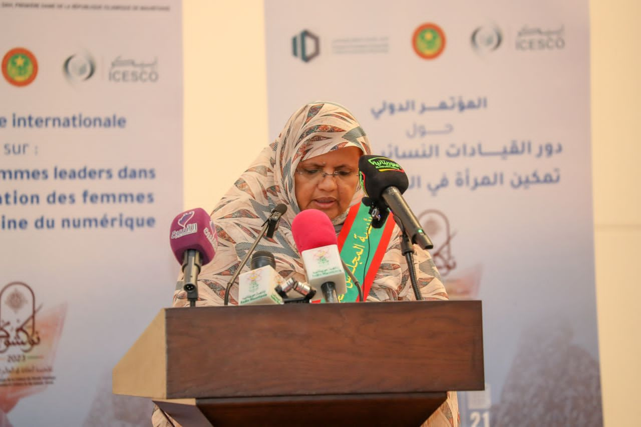 Photos / Nouakchott : Marème Faye Sall, Première Dame du Sénégal, présente à la Conférence sur le rôle des femmes leaders