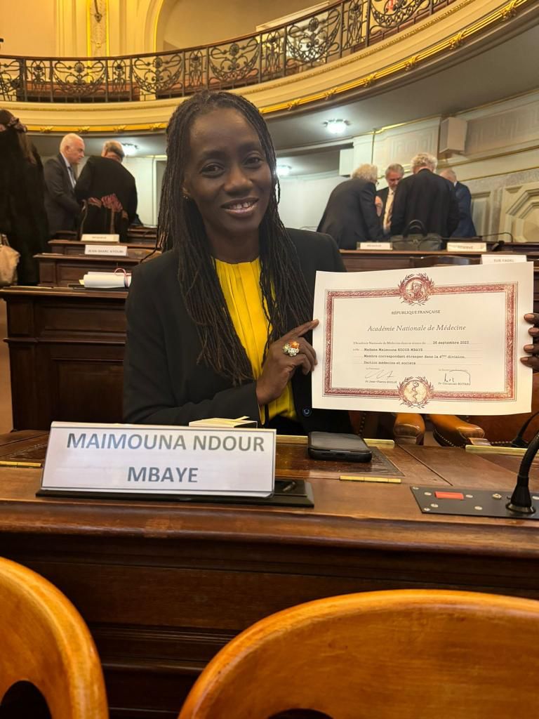 Le Sénégal honoré : Pr. Maïmouna Ndour Mbaye, membre de l’Académie française de Médecine