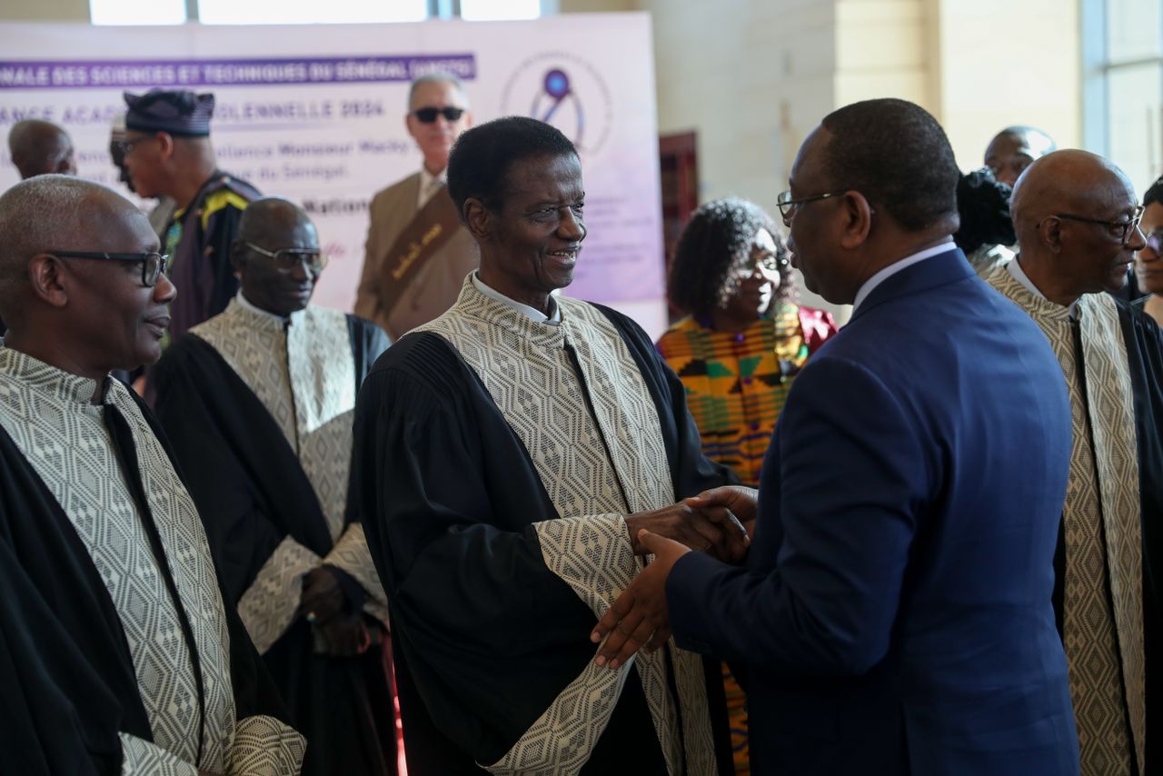 Photos / ANSTS : Le Président Macky Sall lors de la séance académique solennelle 2024