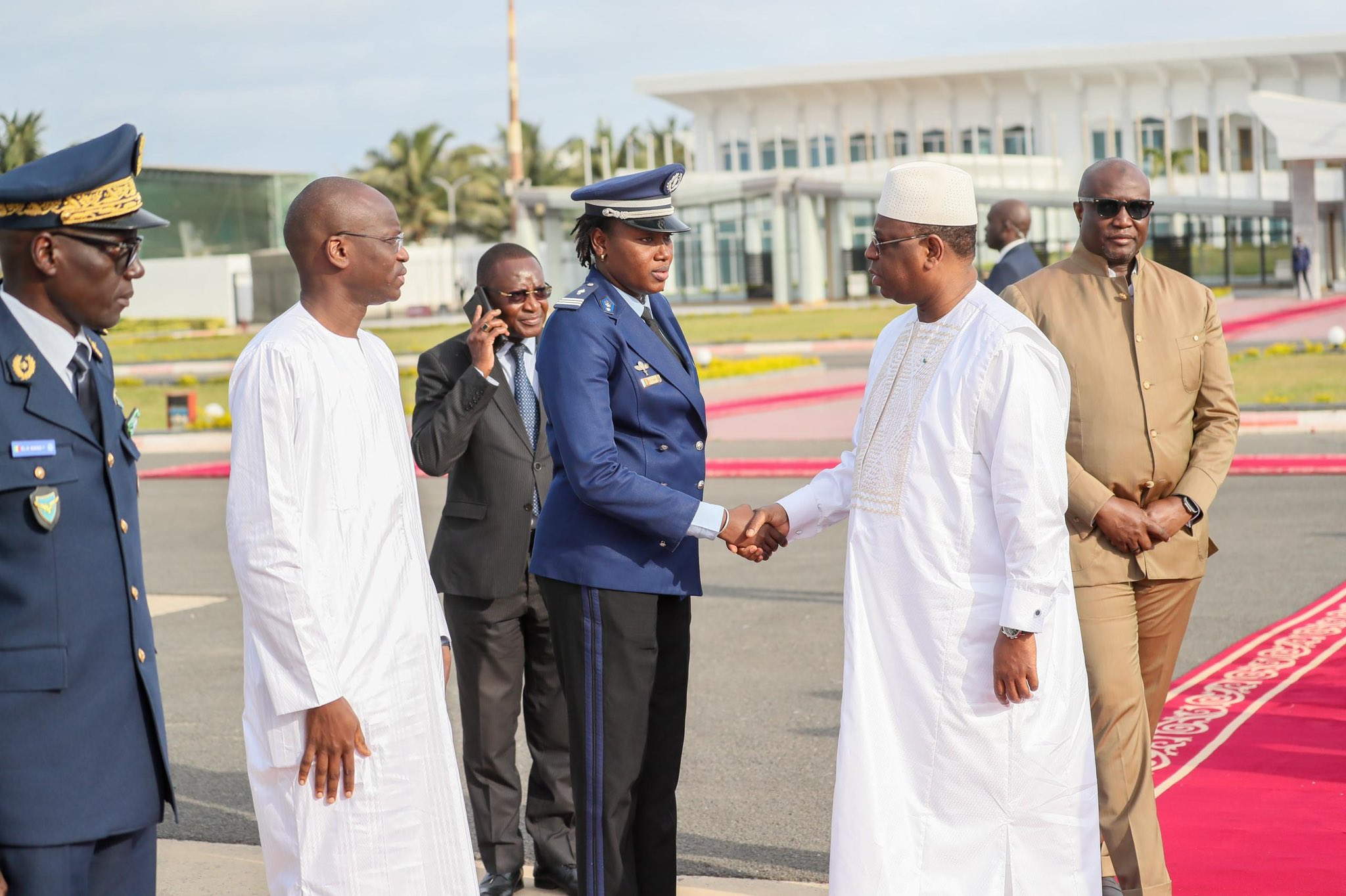 Photos/ Inauguration nouvelle Agence de la Bceao: Le Chef de l’Etat, Macky Sall  à Saint Louis, ce vendredi