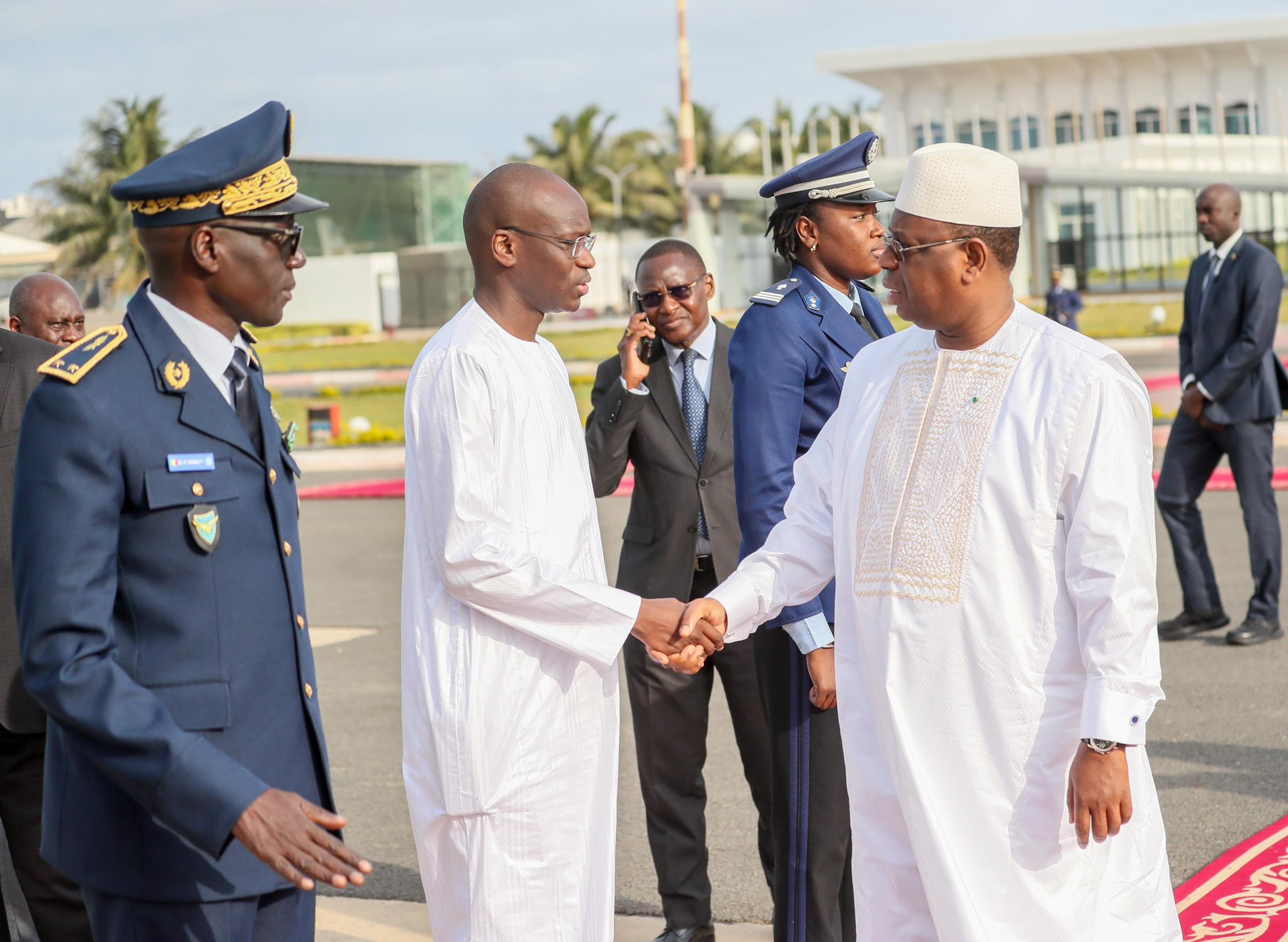 Photos/ Inauguration nouvelle Agence de la Bceao: Le Chef de l’Etat, Macky Sall  à Saint Louis, ce vendredi