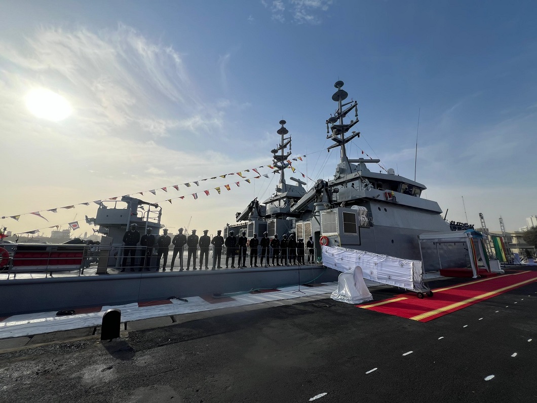 Inauguration du bateau de guerre "Le Niani" : Le chef de l’Etat exprime sa gratitude aux familles des 5 commandos disparus