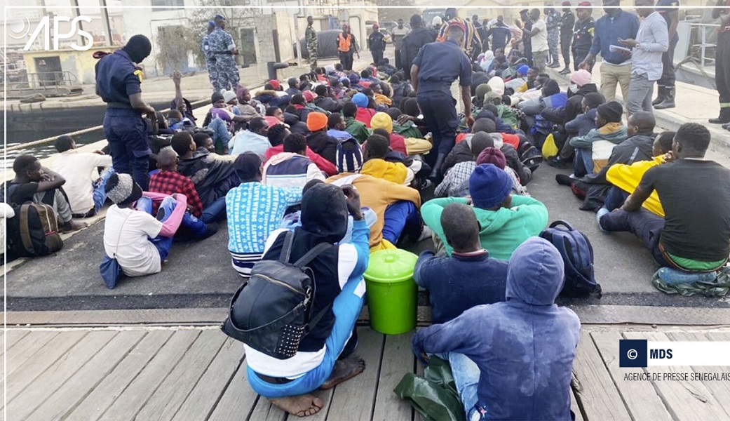 Migration clandestine : Une pirogue transportant 154 candidats, interceptée par la Marine sénégalaise