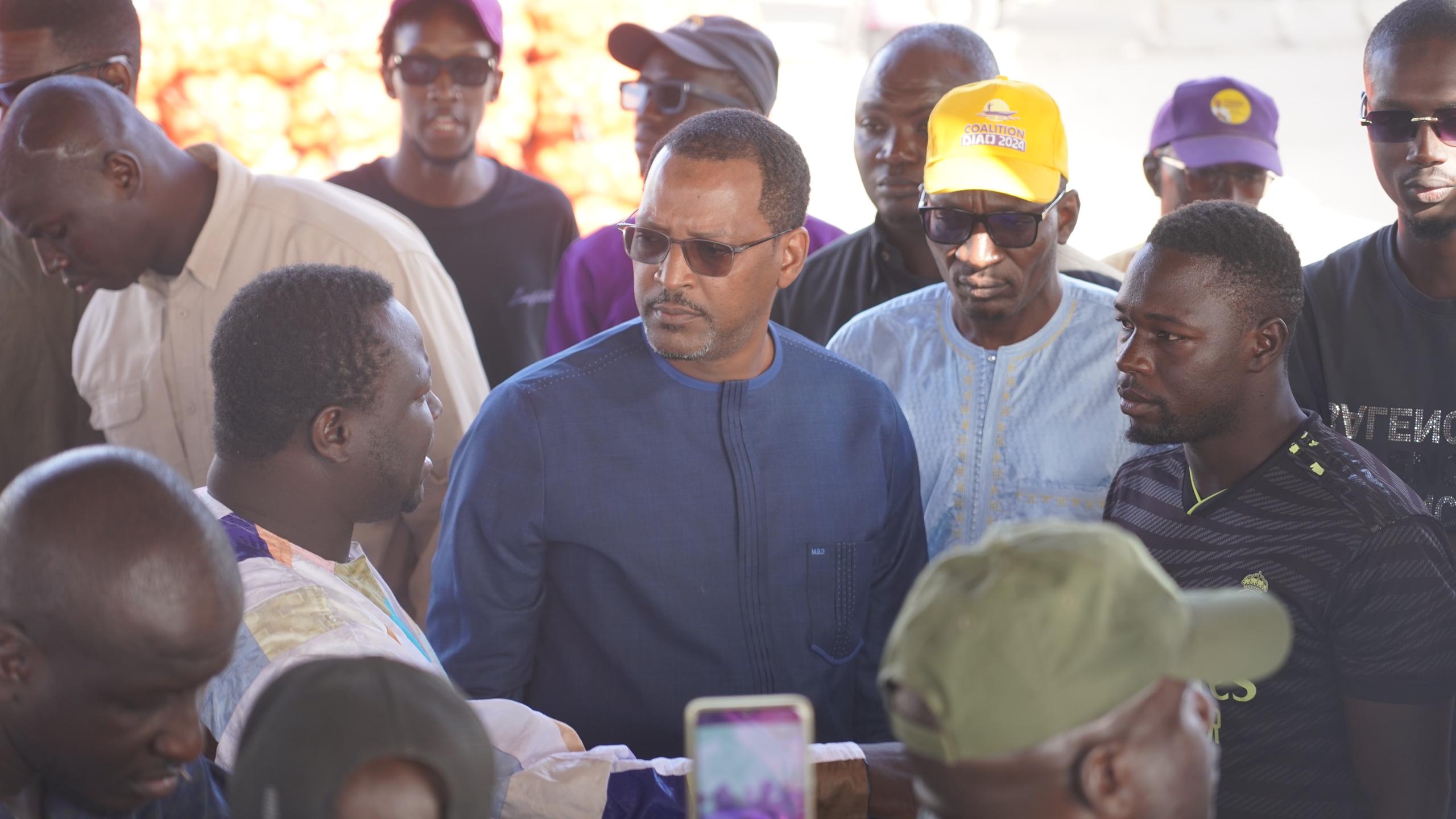 Photos / En campagne électorale à Cayar: El Hadji Mamadou Diao invite à une démarche participative et inclusive