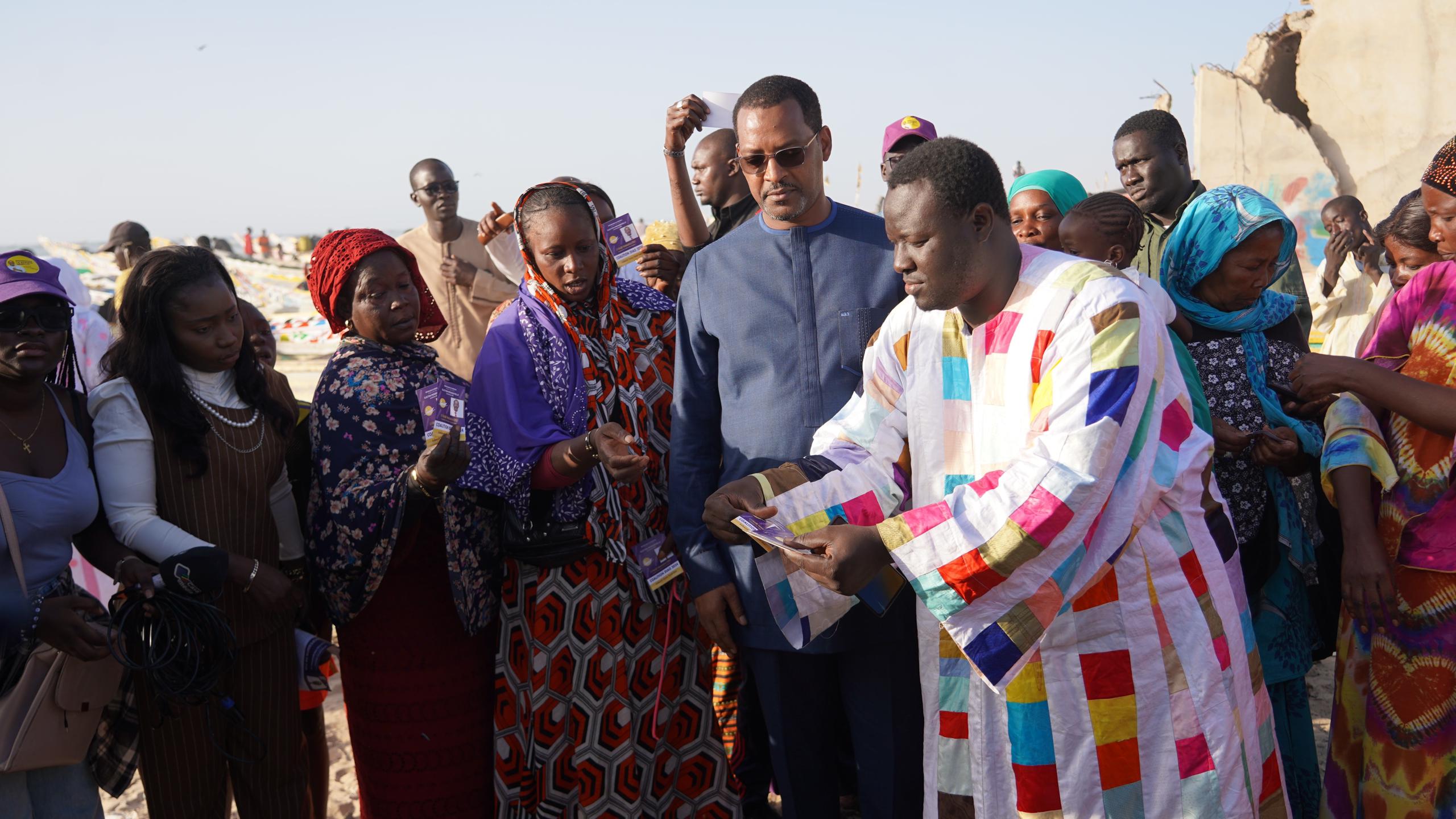 Photos / En campagne électorale à Cayar: El Hadji Mamadou Diao invite à une démarche participative et inclusive