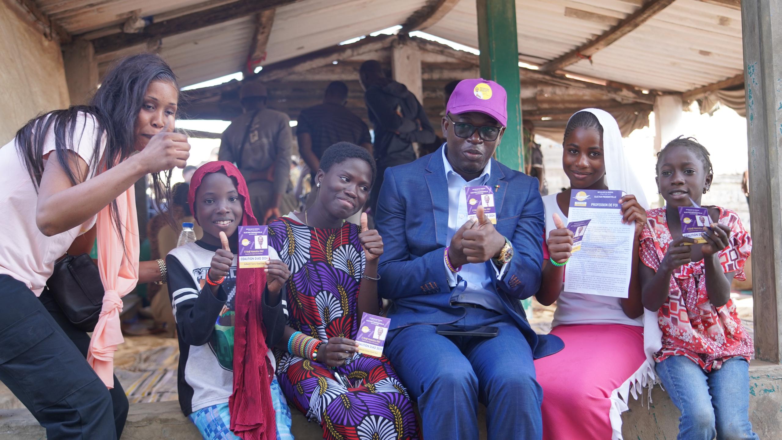 Photos / En campagne électorale à Cayar: El Hadji Mamadou Diao invite à une démarche participative et inclusive