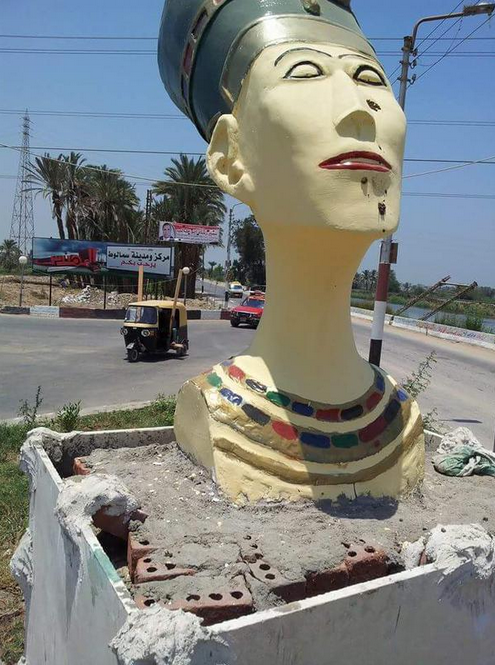 Egypte : Le buste raté de Néfertiti provoque un tollé