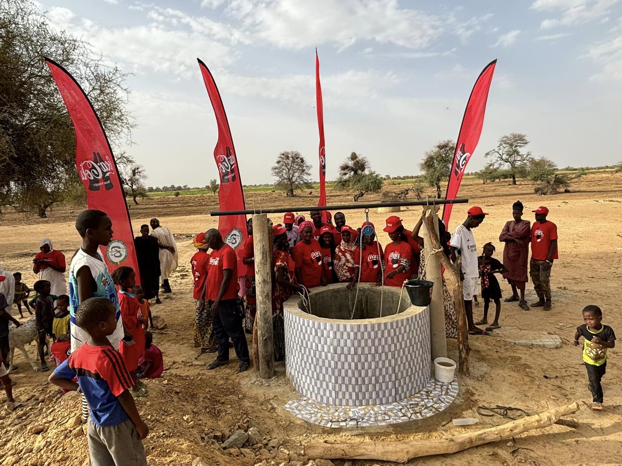 Responsabilité sociétale des entreprises : 6 puits financés par Coca-Cola par le biais de IBS, au Fouta