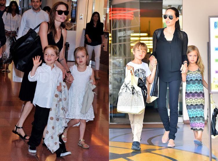 Ange­lina Jolie : ses jumeaux Vivienne et Knox ont bien changé !