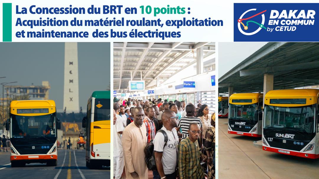 La concession du BRT en 10 points: Acquisition du matériel roulant, exploitation et maintenance des bus électriques