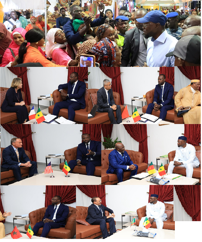 Visite-Audiences-Diplomatie : Les activités marquantes de la semaine du Premier Ministre Ousmane Sonko