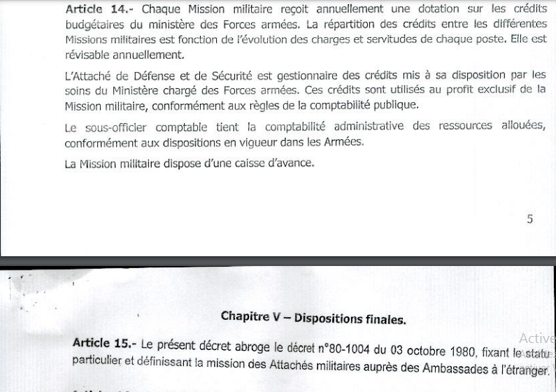 Général Souleymane Kandé "affecté" à New Delhi: C'est l’ex-président Macky Sall qui avait pris un décret pour les attachés militaires...