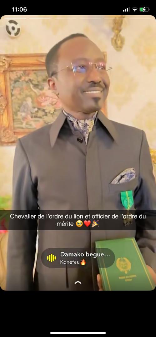 Décorations : Momar Ndao «Ascosen» promu Officier de l'Ordre du Mérite