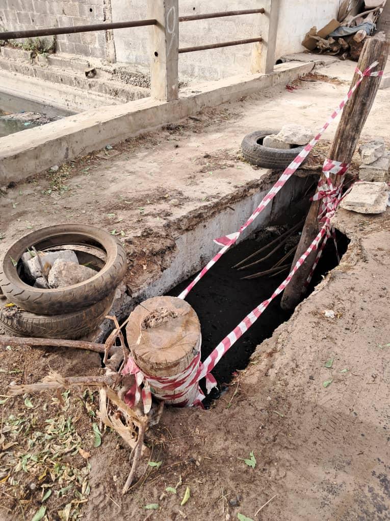 Hann Bel-Air: Le pont de la Route de la Plage peut céder à tout moment