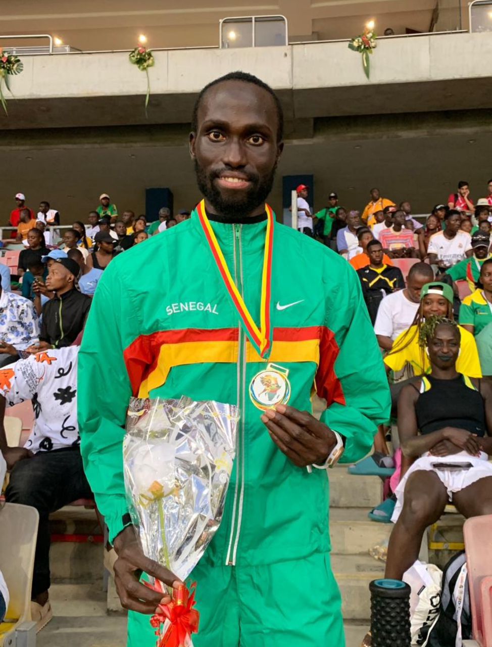 Sport de haut niveau : Cheikh Tidiane Diouf de l’AS Douanes, champion d’Afrique au 400m