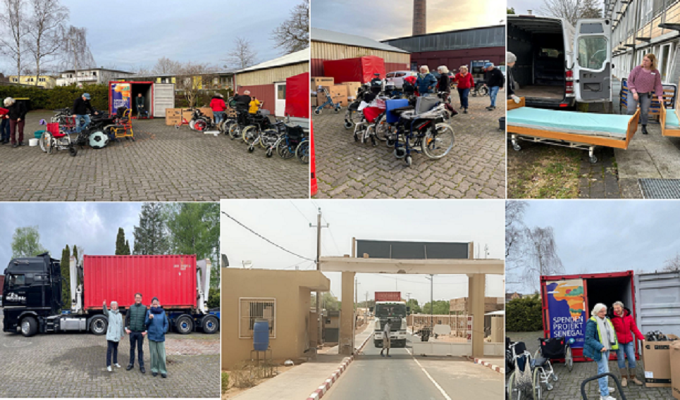Un important lot de matériel offert à l’Hôpital Régional de Ndioum : Un bel exemple de solidarité agissante entre l’Allemagne et le Sénégal