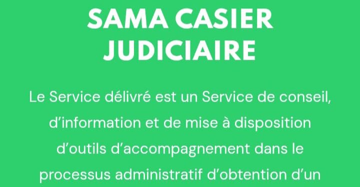 «Sama Casier judiciaire» en 48 heures: Le ministère de la Justice s’en lave les mains et menace