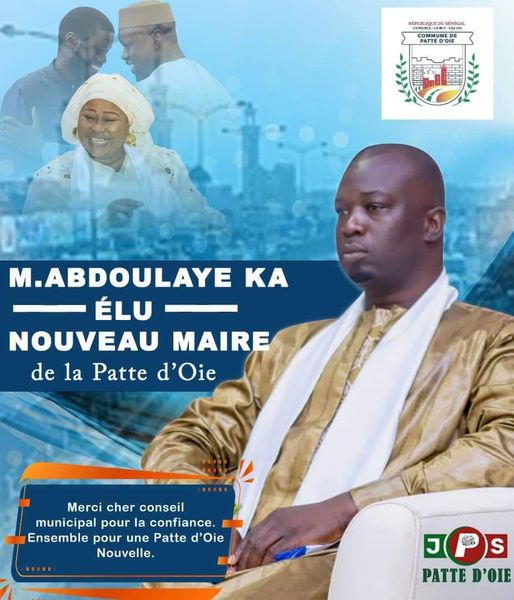 Abdoulaye Kâ de Pastef, élu nouveau maire de la Patte d’Oie