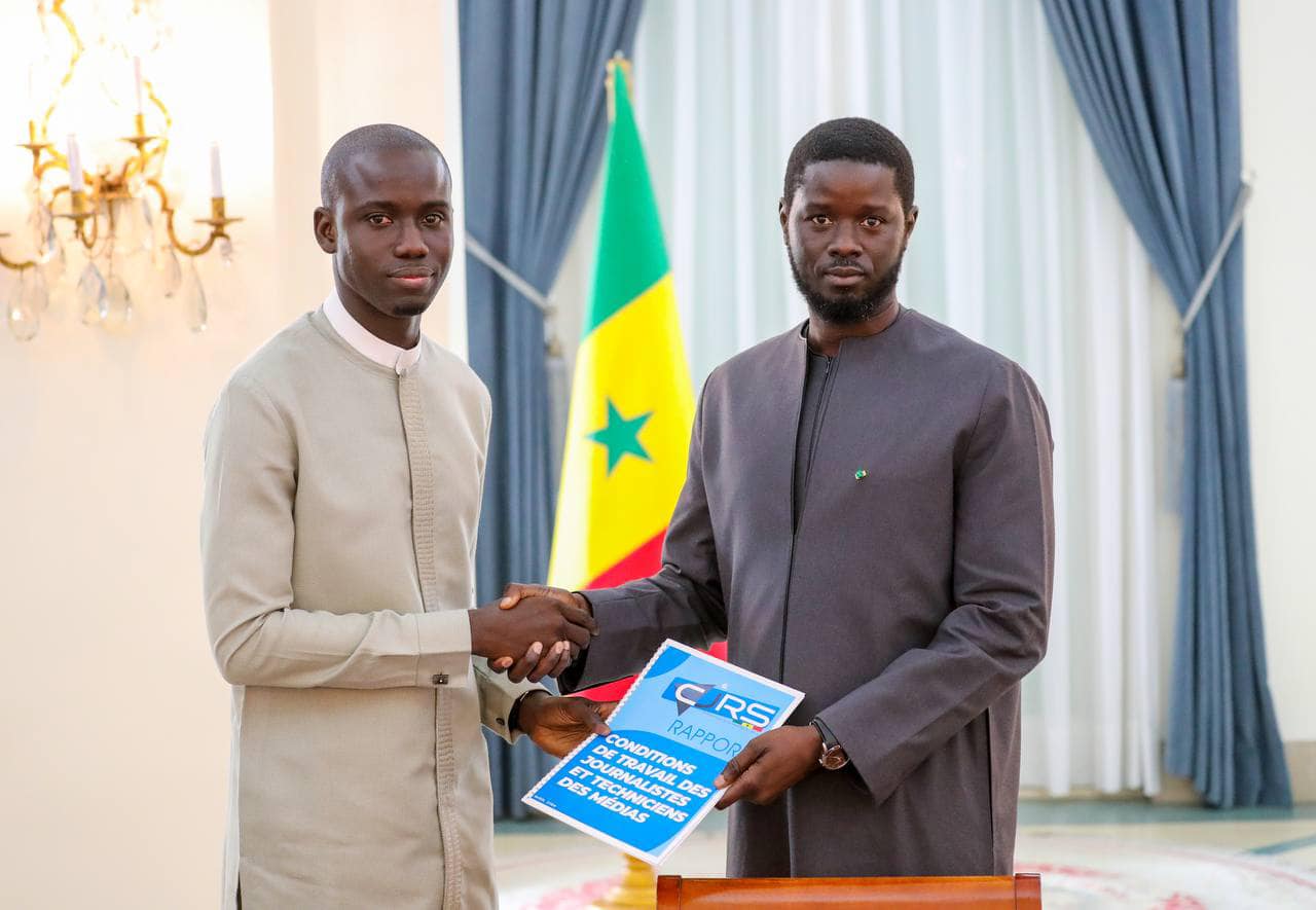 Audience au Palais : Le Président Bassirou Diomaye Faye, a reçu hier une délégation de la Convention des Jeunes Reporters du Sénégal