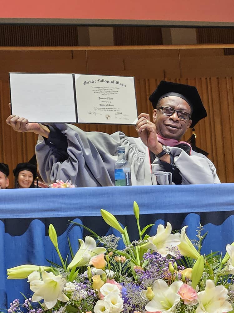 Photos / Université Berklee Valencia en Espagne : Youssou Ndour, artiste interplanétaire, honoré d’avoir reçu le titre de Docteur Honoris Causa