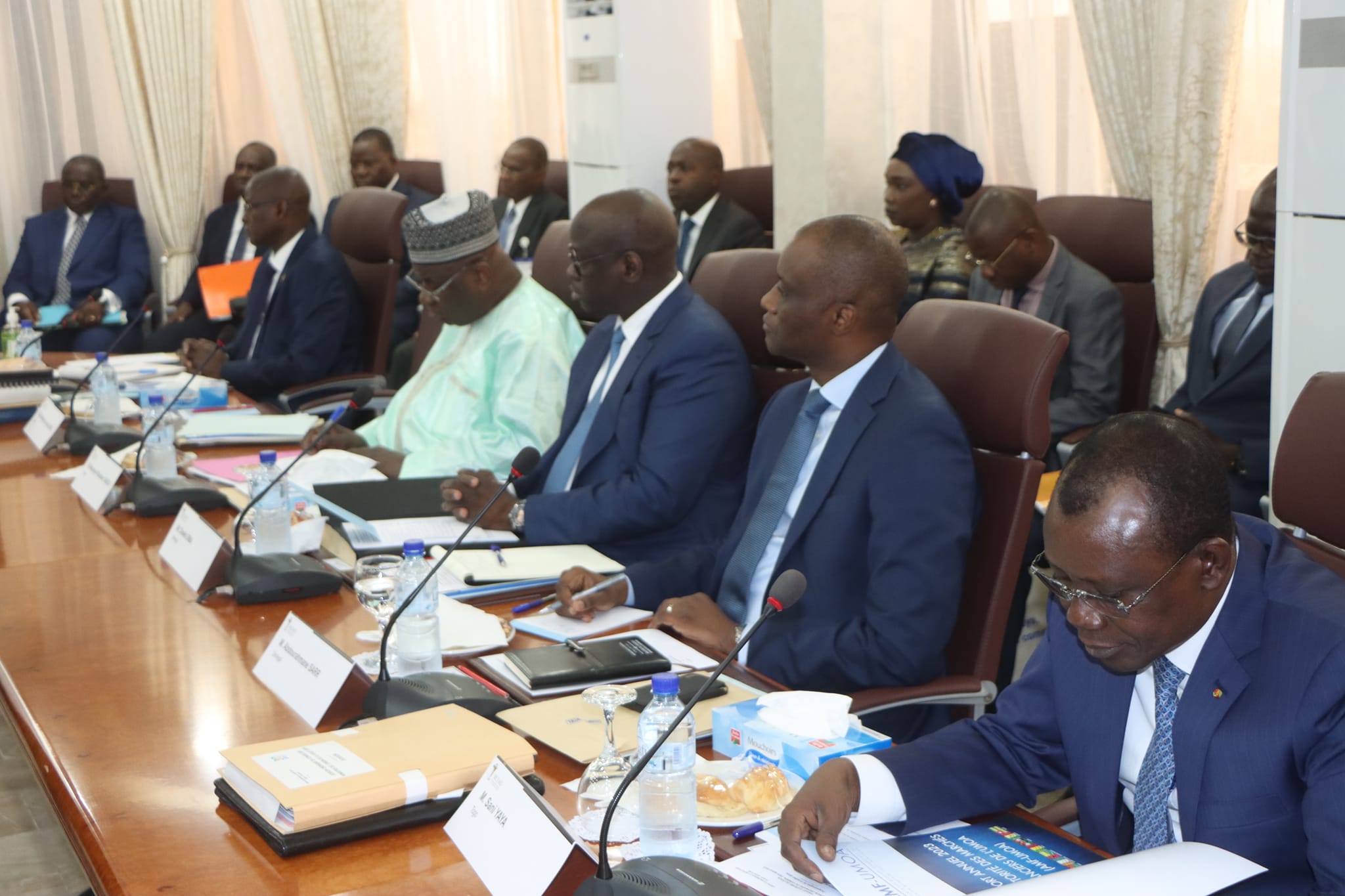 Cheikh Diba et Abdourahmane Sarr au Conseil des Ministres de l'UEMOA à Ouagadougou (Photos)