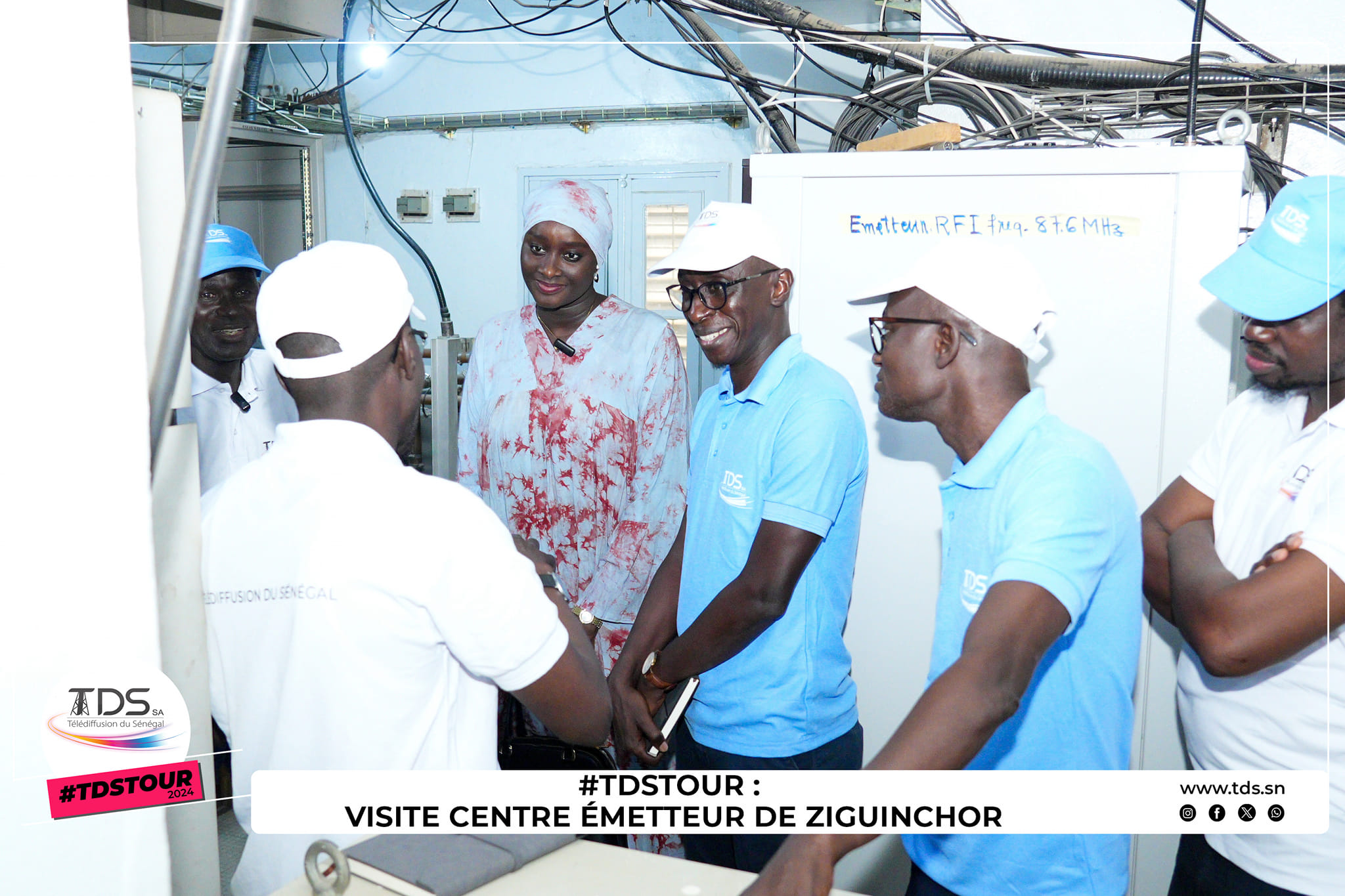 Aminata Sarr Ndiaye la DG de la Société de Télédiffusion du Sénégal  en visite de travail à Ziguinchor Retour en images sur l'étape