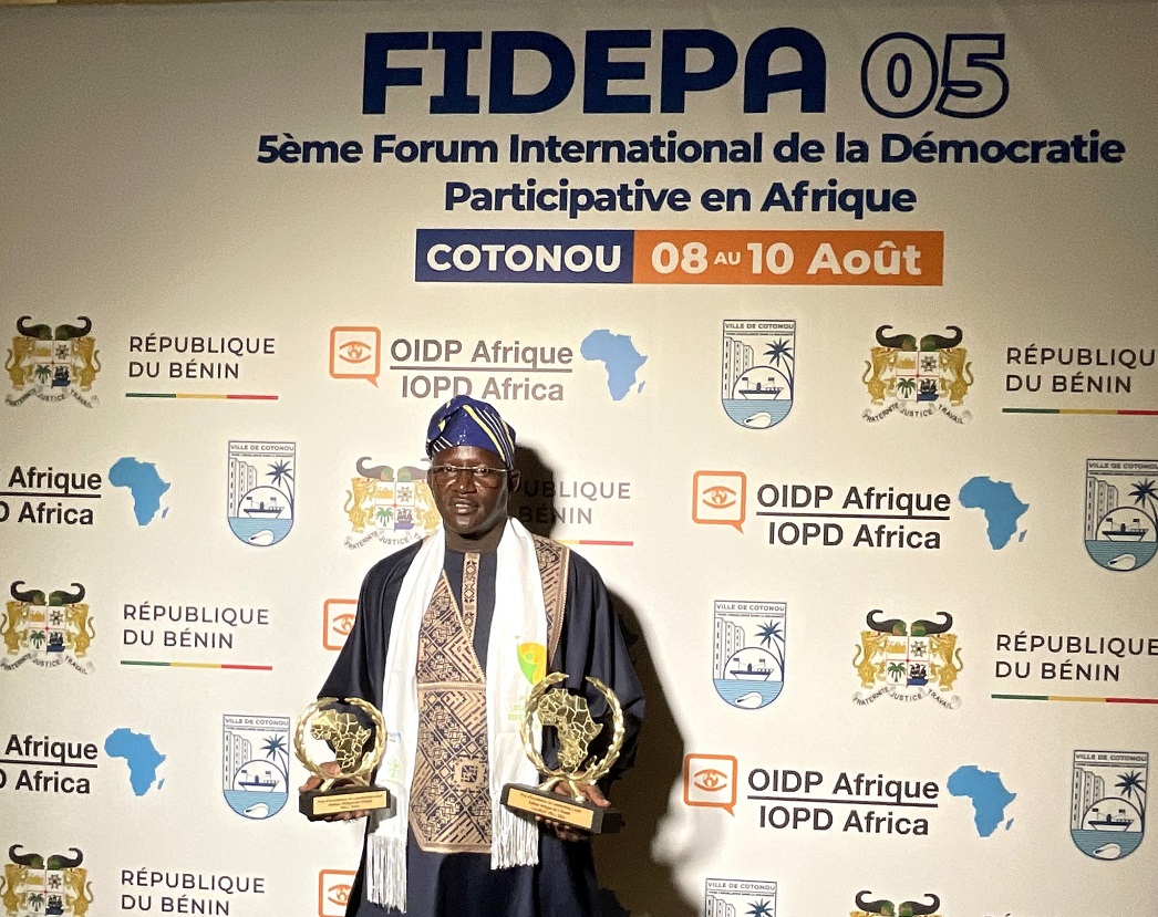 5e Forum International de la Démocratie Participative : Khombole, seule commune à décrocher 2 prix à Cotonou