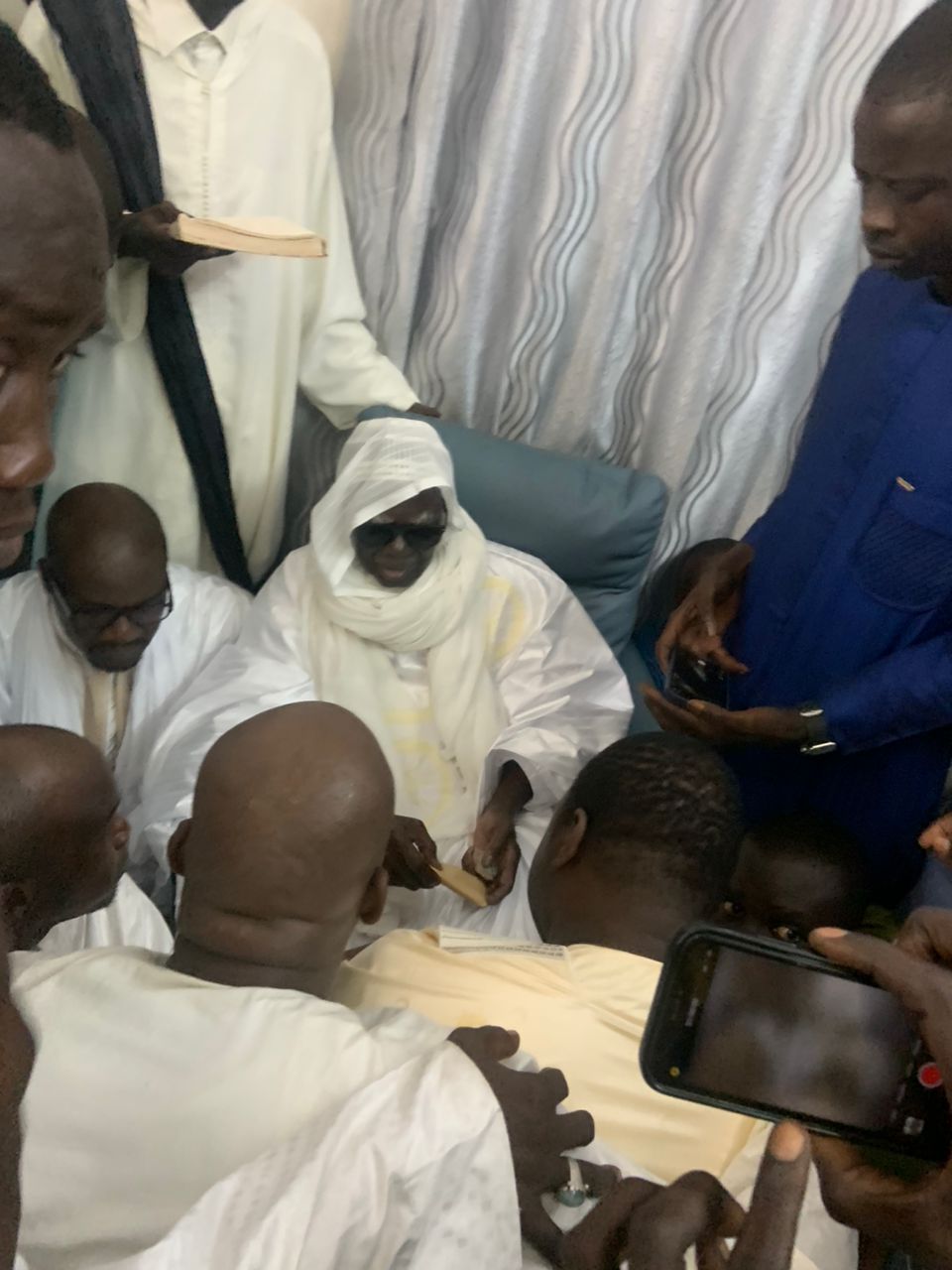 Photos/ En prélude au Grand Magal : Le Président Déthié Fall, accompagné d'une forte délégation du PRP s’est rendu à Touba, ce mardi