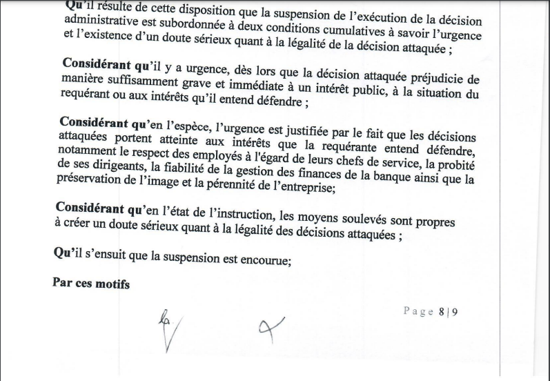 Demande de Réintégration des délégués licenciés de la Cbao Attijariwafa banq SA: La Cour suprême vient de casser la décision du ministre