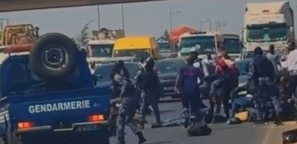 Saint-Louis : Grave accident entre un véhicule de la gendarmerie et un minicar de transport