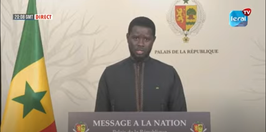 Message à la Nation : L’intégralité du discours du président de la République, Bassirou Diomaye Faye