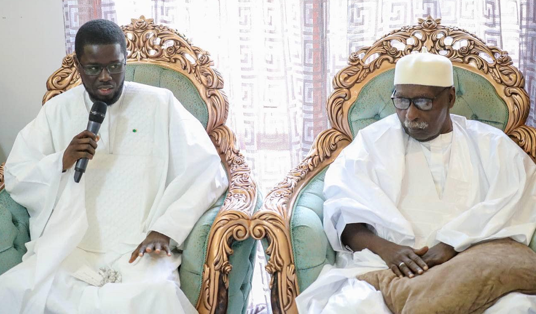 Visite de Bassirou Diomaye Faye à Tivaouane : Le Khalife général Serigne Babacar Sy évoque subtilement le cas Cheikh Oumar Diagne…