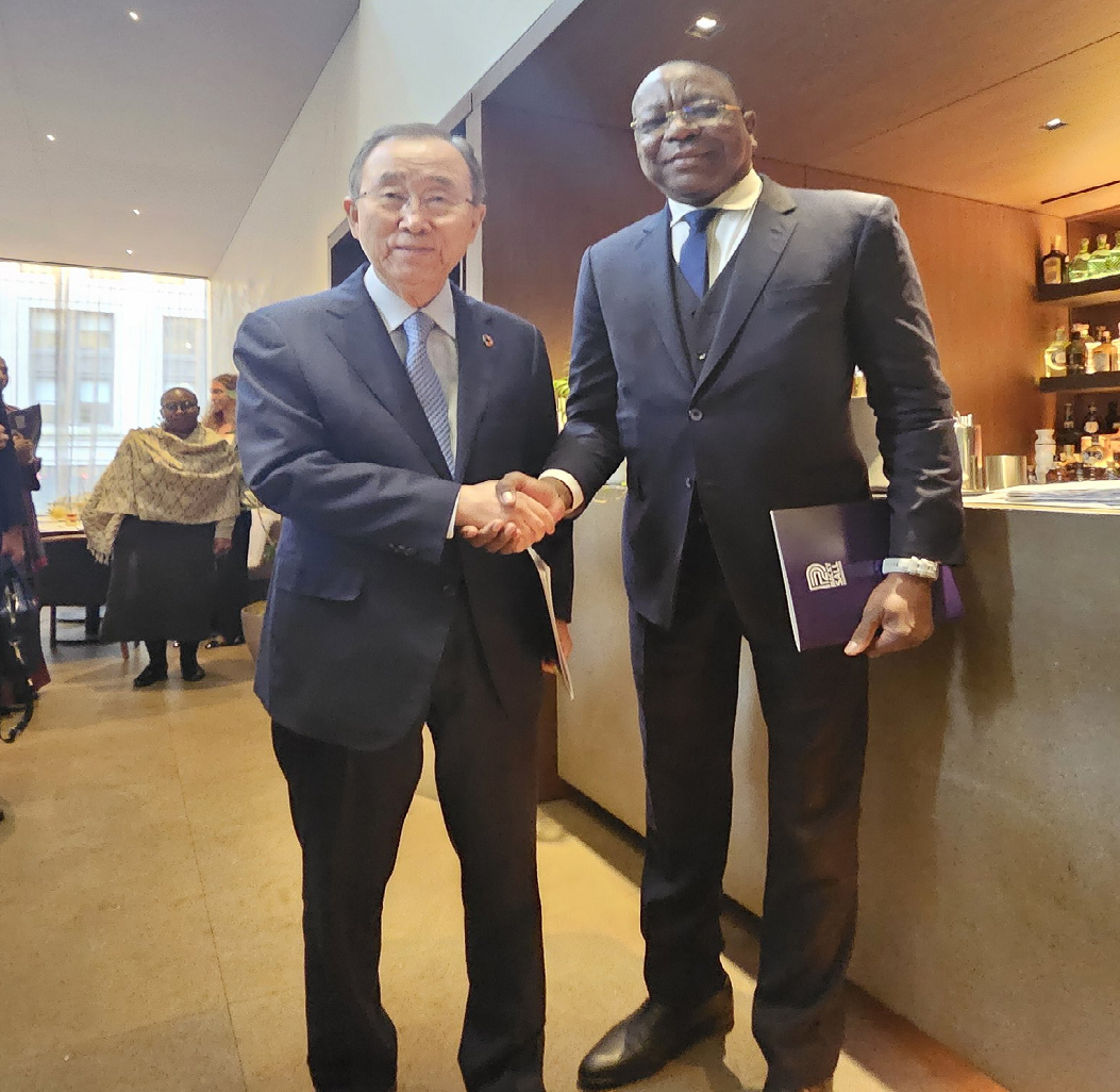 Assemblée générale des Nations Unies : Mankeur Ndiaye a eu des échanges avec  Ban Ki- Moon