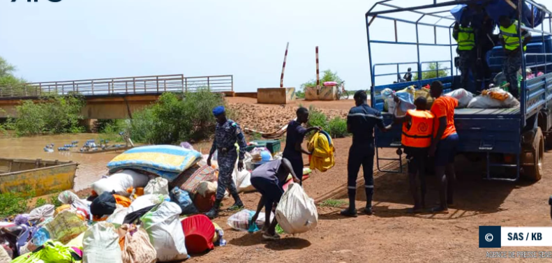 Matam : Victimes de la montée des eaux du fleuve Sénégal, des habitants de Falacouniou évacués vers Thiama