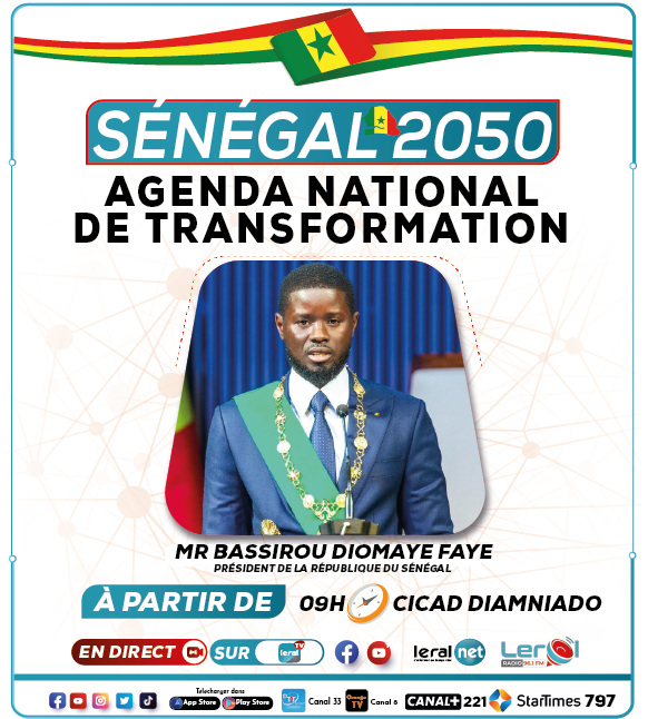 Annonce : Suivez en direct le lancement du référentiel “Sénégal 2050” sur Leral