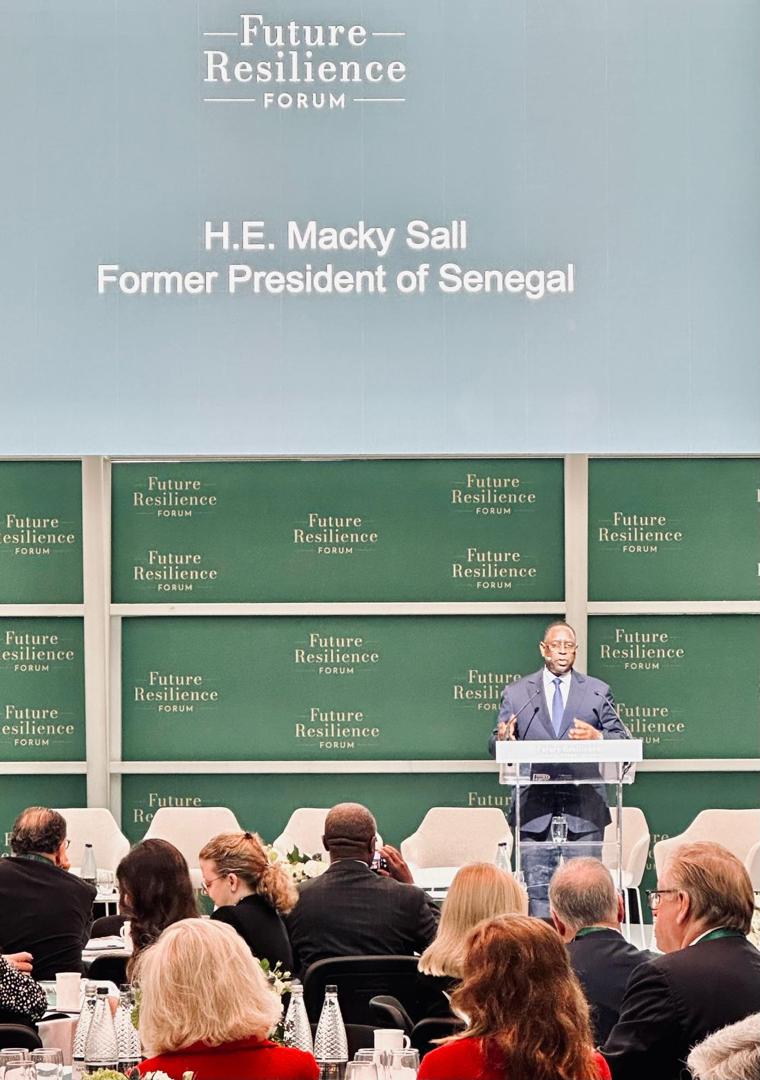 Photos / Forum de Londres : Macky Sall délivre le discours principal de Future Resilience (Forum sur la Résilience future)