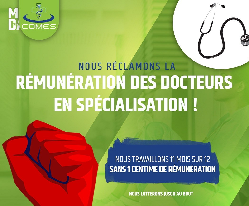 Ils réclament la satisfaction de leurs doléances : Des médecins en spécialisation décrètent 72h de grève