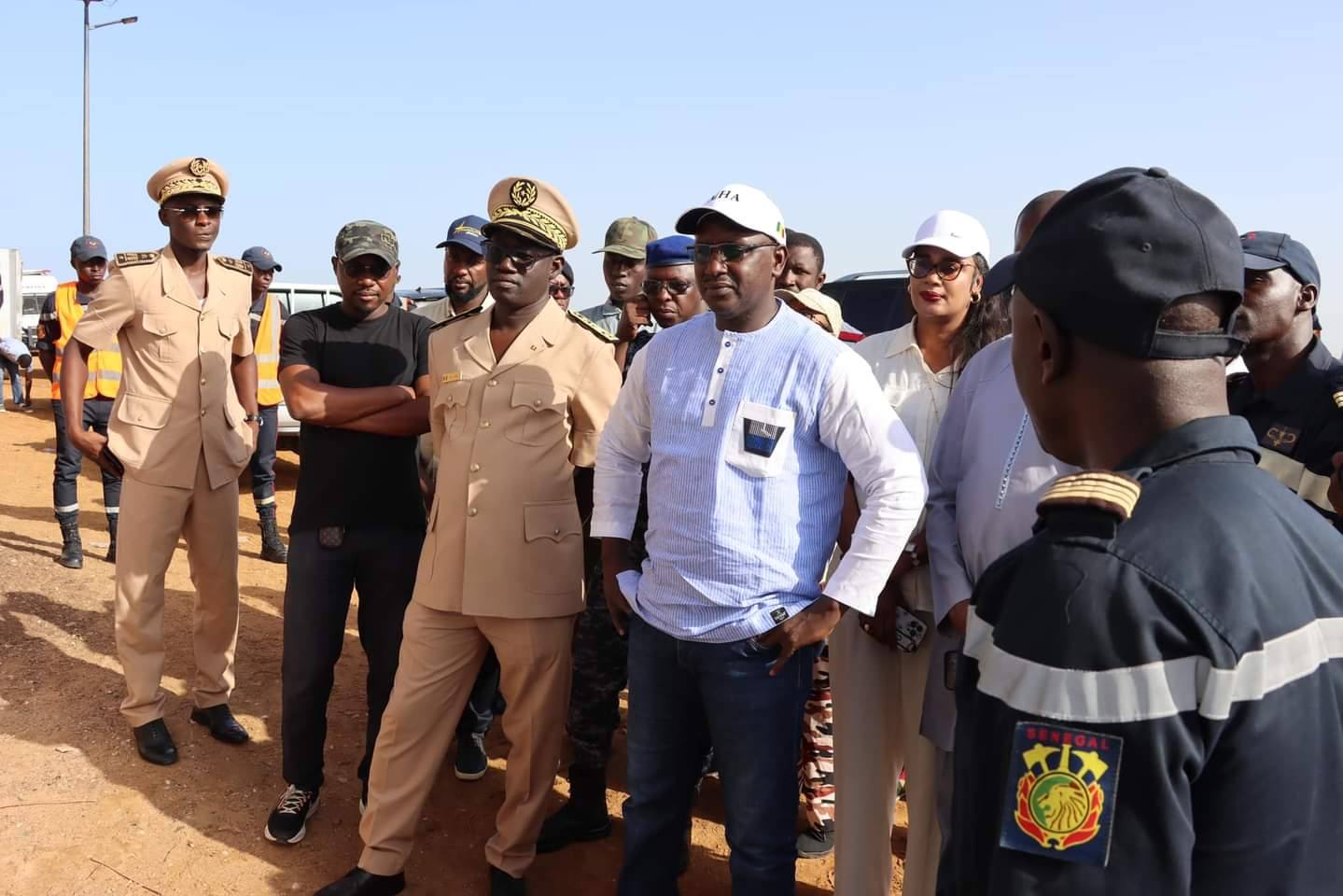 Visite de trois jours du ministre de l'Hydraulique et de l'Assainissement, dans les zones inondées par le fleuve Sénégal (Photos)