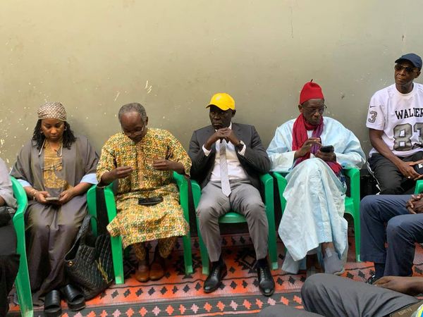 Visite de proximité de Tafsir Thioye et sa coalition Sopi Sénégal à Dakar Plateau (Photos)