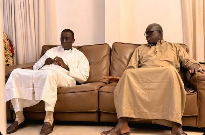 Photos : Amadou BA chez la famille de Mamadou Moustapha Ba