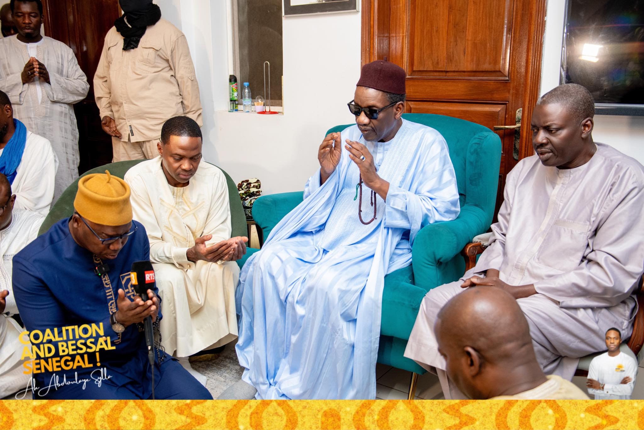 Le leader de la coalition And Bessal Sénégal (ABS) en visite chez les guides religieux : Retour en images