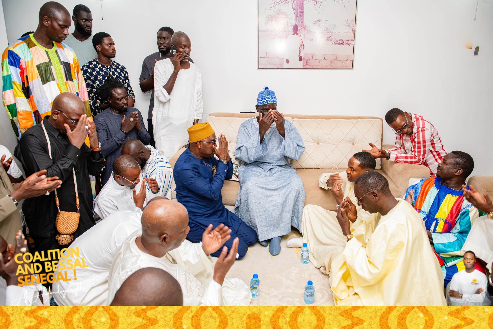 Le leader de la coalition And Bessal Sénégal (ABS) en visite chez les guides religieux : Retour en images