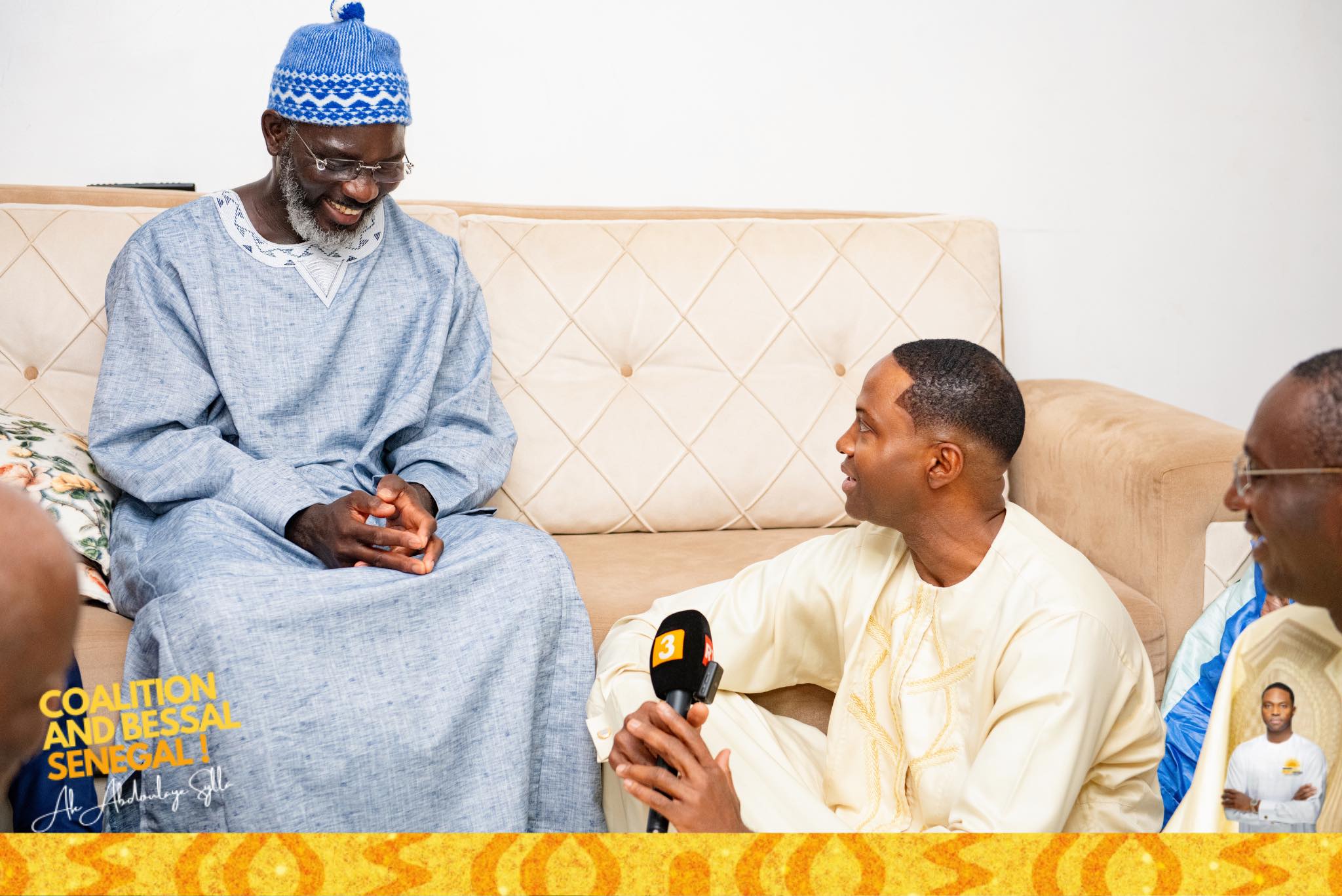 Le leader de la coalition And Bessal Sénégal (ABS) en visite chez les guides religieux : Retour en images