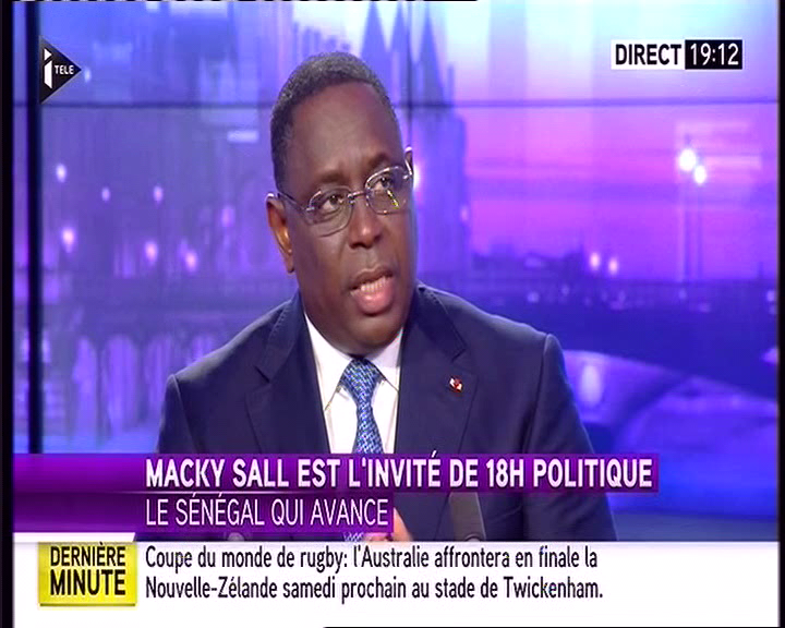 Vidéo - Macky Sall: "Le taux de chômage, je le situerais entre 16 et 18/20%, c’est beaucoup mais..."